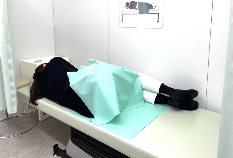診察時の恥ずかしさに配慮イメージ画像